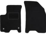 Wielganizator Tappetini Auto Velours Anteriori Adatto Per Daewoo Kalos (2002-2011, Hatchback, Berlina) Neri, Set 2 Pz, Con Fissaggi