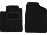 Wielganizator Tappetini Auto Velours Anteriori Adatto Per Nissan Micra K12 (2002-2010, Hatchback) Neri, Set 2 Pz, Con Fissaggi