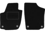 Wielganizator Tappetini Auto Velours Anteriori Adatto Per Skoda Roomster (2006-2015, Furgoncino) Neri, Set 2 Pz, Con Fissaggi