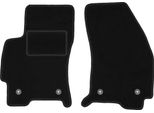 Wielganizator Tappetini Auto Velours Anteriori Adatto Per Ford Mondeo MK3 (2001-2007, Station Wagon, Liftback, Berlina) Neri, Set 2 Pz, Con Fissaggi