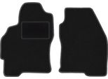 Wielganizator Tappetini Auto Velours Anteriori Adatto Per Ford Mondeo MK2 (1996-2000, Kombi, Berlina, Liftback, Hatchback) Neri, Set 2 Pz, Con Fissaggi