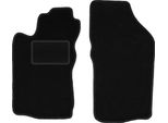 Wielganizator Tappetini Auto Velours Anteriori Adatto Per Alfa Romeo Gt (2003-2010, Coupé) Neri, Set 2 Pz, Con Fissaggi