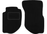 Wielganizator Tappetini Auto Velours Anteriori Adatto Per Volvo 740 / 760 (1984-1991, Berlina, Station Wagon) Neri, Set 2 Pz, Con Fissaggi