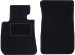 Wielganizator Tappetini Auto Velours Anteriori Adatto Per Bmw 3 E90 (2004-2011, Berlina) Neri, Set 2 Pz, Con Fissaggi