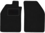 Wielganizator Tappetini Auto Velours Anteriori Adatto Per Saab 9000 (1984-1991, Berlina) Neri, Set 2 Pz, Con Fissaggi