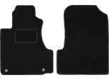 Wielganizator Tappetini Auto Velours Anteriori Adatto Per Honda CR-V Iii (2006-2012, Suv) Neri, Set 2 Pz, Con Fissaggi