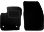 Wielganizator Tappetini Auto Velours Anteriori Adatto Per Ford Tourneo Courier (2014-, Furgoncino) Neri, Set 2 Pz, Con Fissaggi
