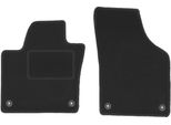 Wielganizator Tappetini Auto Velours Anteriori Adatto Per Seat Alhambra Ii (2010-, Minivan) Neri, Set 2 Pz, Con Fissaggi
