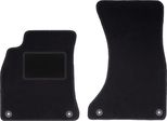 Wielganizator Tappetini Auto Velours Anteriori Adatto Per Audi A4 B8 (2007-2015, Berlina, Station Wagon, Avant, Allroad) Neri, Set 2 Pz, Con Fissaggi