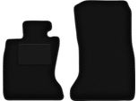 Wielganizator Tappetini Auto Velours Anteriori Adatto Per Bmw 7 F01 (2008-2015, Berlina) Neri, Set 2 Pz, Con Fissaggi