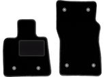 Wielganizator Tappetini Auto Velours Anteriori Adatto Per Alfa Romeo Stelvio 2X4 (2WD) (2016-, Suv) Neri, Set 2 Pz, Con Fissaggi