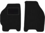Wielganizator Tappetini Auto Velours Anteriori Adatto Per Fiat Punto Ii (1999-2010, Hatchback) Neri, Set 2 Pz, Con Fissaggi