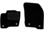 Wielganizator Tappetini Auto Velours Anteriori Adatto Per Ford Galaxy MK3 (2015-, Minivan) Neri, Set 2 Pz, Con Fissaggi