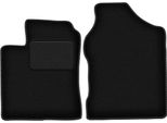 Wielganizator Tappetini Auto Velours Anteriori Adatto Per Daihatsu Trevis (2006-2009, Hatchback) Neri, Set 2 Pz, Con Fissaggi