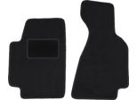 Wielganizator Tappetini Auto Velours Anteriori Adatto Per Audi 80 B5 (1994-2000, Cabriolet) Neri, Set 2 Pz, Con Fissaggi