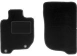 Wielganizator Tappetini Auto Velours Anteriori Adatto Per Mitsubishi L200 Iv (2006-2015, Pickup) Neri, Set 2 Pz, Con Fissaggi