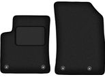 Wielganizator Tappetini Auto Velours Anteriori Adatto Per Citroen C3 Aircross Ii (2017-, Crossover) Neri, Set 2 Pz, Con Fissaggi