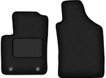 Wielganizator Tappetini Auto Velours Anteriori Adatto Per Ford Ka MK2 Fl (2012-2018, Hatchback) Neri, Set 2 Pz, Con Fissaggi
