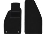 Wielganizator Tappetini Auto Velours Anteriori Adatto Per Alfa Romeo Spider (1995-2005, Coupé, Cabriolet) Neri, Set 2 Pz, Con Fissaggi