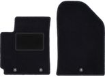 Wielganizator Tappetini Auto Velours Anteriori Adatto Per Kia Picanto Ii Je (2011-2017, Hatchback) Neri, Set 2 Pz, Con Fissaggi
