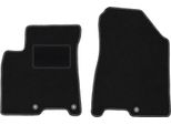 Wielganizator Tappetini Auto Velours Anteriori Adatto Per Kia Niro (2016-, Crossover) Neri, Set 2 Pz, Con Fissaggi