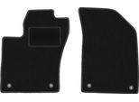 Wielganizator Tappetini Auto Velours Anteriori Adatto Per Fiat Tipo Ii (2015-, Berlina) Neri, Set 2 Pz, Con Fissaggi