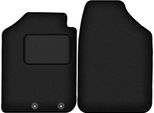 Wielganizator Tappetini Auto Velours Anteriori Adatto Per Dacia Spring (2021-, Hatchback) Neri, Set 2 Pz, Con Fissaggi