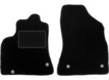 Wielganizator Tappetini Auto Velours Anteriori Adatto Per Citroen Berlingo Ii (2008-2018, Multispazio) Neri, Set 2 Pz, Con Fissaggi