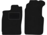 Wielganizator Tappetini Auto Velours Anteriori Adatto Per Saab 900 Ii (1994-1995, Cabriolet) Neri, Set 2 Pz, Con Fissaggi
