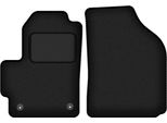 Wielganizator Tappetini Auto Velours Anteriori Adatto Per Chevrolet Matiz (2004-2009, Hatchback) Neri, Set 2 Pz, Con Fissaggi