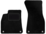 Wielganizator Tappetini Auto Velours Anteriori Adatto Per Audi A6 C8 (2018-, Avant, Station Wagon, Berlina) Neri, Set 2 Pz, Con Fissaggi