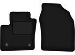 Wielganizator Tappetini Auto Velours Anteriori Adatto Per Toyota C-HR (2016-, Crossover) Neri, Set 2 Pz, Con Fissaggi