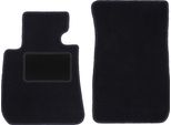 Wielganizator Tappetini Auto Velours Anteriori Adatto Per Bmw 1 F20 (2011-2019, Hatchback) Neri, Set 2 Pz, Con Fissaggi