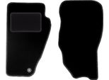 Wielganizator Tappetini Auto Velours Anteriori Adatto Per Dodge Nitro (2006-2011, Suv) Neri, Set 2 Pz, Con Fissaggi