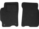 Wielganizator Tappetini Auto Velours Anteriori Adatto Per Mazda 626 V Gf (1997-2002, Station Wagon, Liftback, Berlina) Neri, Set 2 Pz, Con Fissaggi