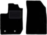 Wielganizator Tappetini Auto Velours Anteriori Adatto Per Dacia Duster Ii 4WD (2018-, Suv) Neri, Set 2 Pz, Con Fissaggi