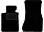 Wielganizator Tappetini Auto Velours Anteriori Adatto Per Bmw 5 G30 (2017-, Berlina) Neri, Set 2 Pz, Con Fissaggi