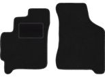 Wielganizator Tappetini Auto Velours Anteriori Adatto Per Kia Carens I (1999-2006, Minivan) Neri, Set 2 Pz, Con Fissaggi