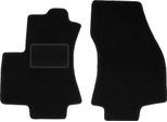 Wielganizator Tappetini Auto Velours Anteriori Adatto Per Opel Zafira A (1999-2005, Minivan) Neri, Set 2 Pz, Con Fissaggi