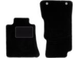 Wielganizator Tappetini Auto Velours Anteriori Adatto Per Alfa Romeo Giulia 4X4 (4WD) (2016-, Berlina) Neri, Set 2 Pz, Con Fissaggi