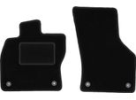 Wielganizator Tappetini Auto Velours Anteriori Adatto Per Seat Leon Iii (2012-2020, Hatchback, Station Wagon, Variant) Neri, Set 2 Pz, Con Fissaggi