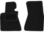 Wielganizator Tappetini Auto Velours Anteriori Adatto Per Bmw 7 E66 (2001-2008, Berlina Lunga) Neri, Set 2 Pz, Con Fissaggi
