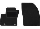 Wielganizator Tappetini Auto Velours Anteriori Adatto Per Ford C-MAX MK1 (2003-2010, Minivan) Neri, Set 2 Pz, Con Fissaggi