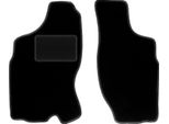 Wielganizator Tappetini Auto Velours Anteriori Adatto Per Nissan Terrano Ii (1993-2005, Suv) Neri, Set 2 Pz, Con Fissaggi