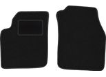 Wielganizator Tappetini Auto Velours Anteriori Adatto Per Ford Ka MK1 (1998-2006, Hatchback) Neri, Set 2 Pz, Con Fissaggi