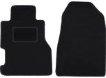 Wielganizator Tappetini Auto Velours Anteriori Adatto Per Honda Civic Vii (2001-2005, Hatchback 3 Porte, Coupé) Neri, Set 2 Pz, Con Fissaggi