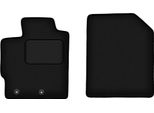 Wielganizator Tappetini Auto Velours Anteriori Adatto Per Toyota Urban Cruiser (2008-2014, Hatchback) Neri, Set 2 Pz, Con Fissaggi