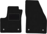 Wielganizator Tappetini Auto Velours Anteriori Adatto Per Opel Meriva B (2010-2017, Minivan) Neri, Set 2 Pz, Con Fissaggi