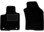 Wielganizator Tappetini Auto Velours Anteriori Adatto Per Lancia Ypsilon Iii (2011-, Hatchback) Neri, Set 2 Pz, Con Fissaggi