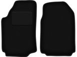 Wielganizator Tappetini Auto Velours Anteriori Adatto Per Audi 200 C3 (1983-1991, Berlina, Avant) Neri, Set 2 Pz, Con Fissaggi
